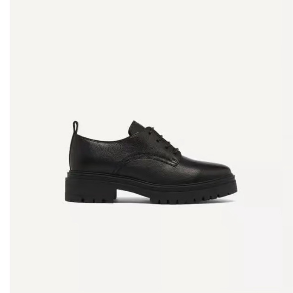 BA&SH Black Leather Camden Oxford Shoes Gorgeous! Excellent Condition! Size 38 - Picture 2 of 10
